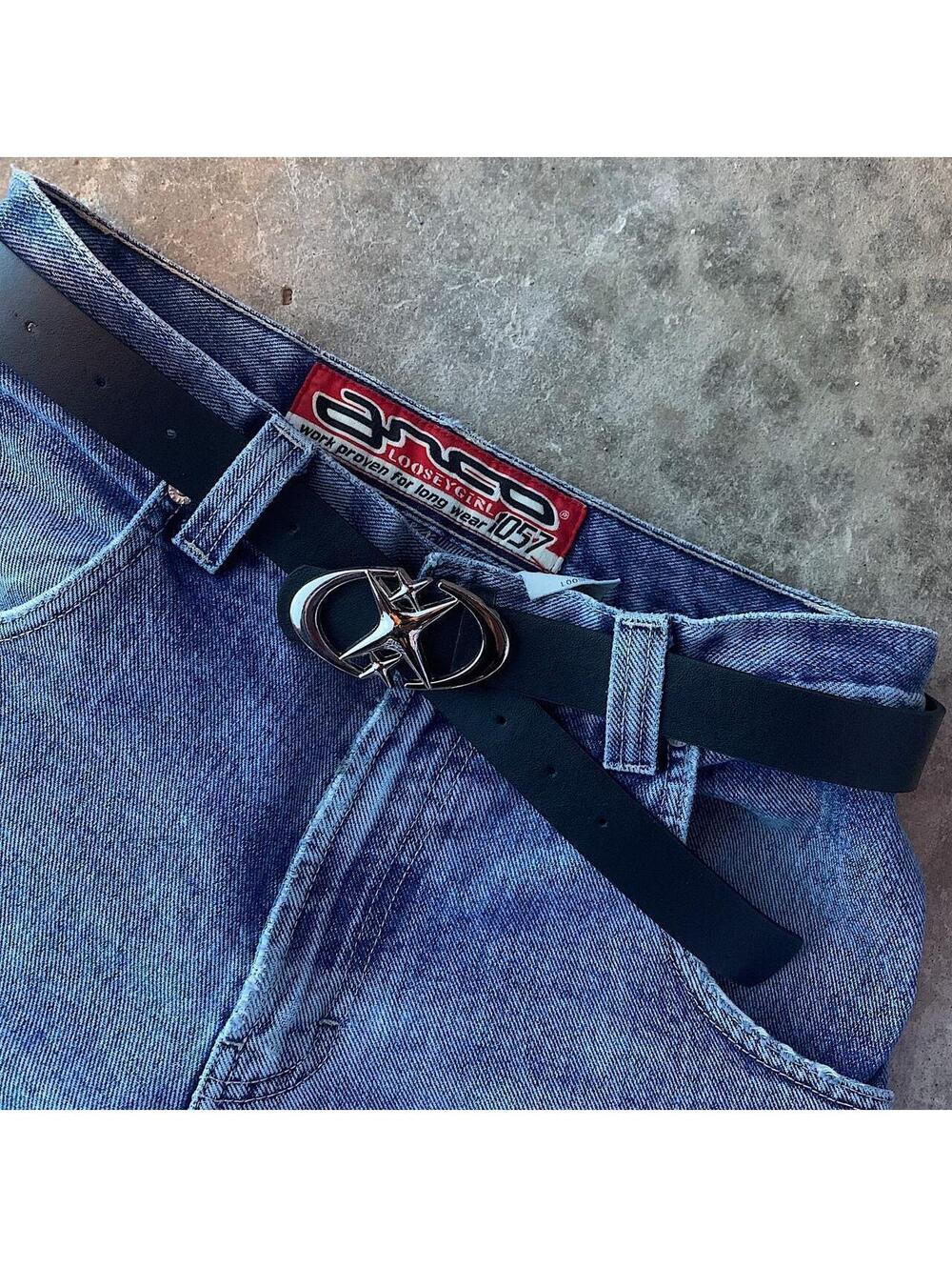 Vintage Y2K Punk Star Moon Belt - Picture 6 of 8